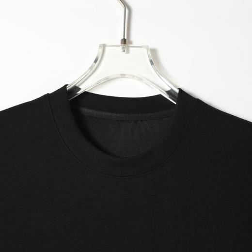 SDSA男装2026新款高贵轻奢明线装饰口袋短袖T恤宽松圆领休闲上衣 商品图1