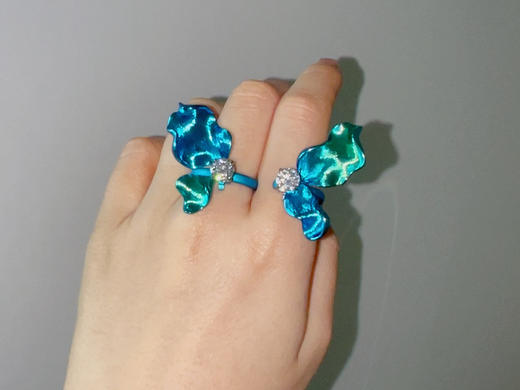 「锦鲤」钻石钛金戒指/胸针 商品图3