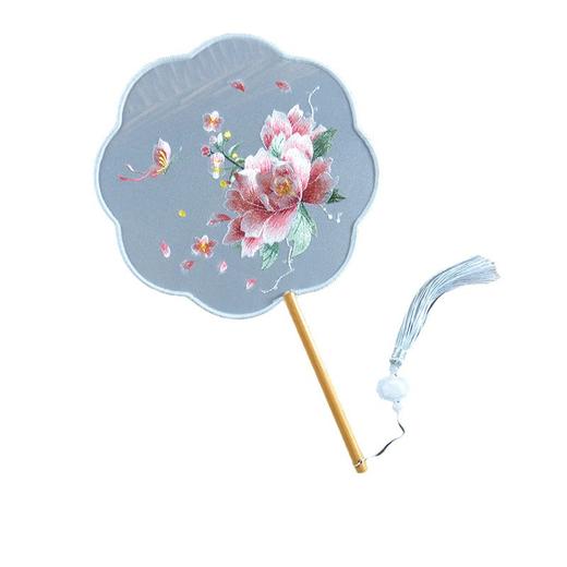 【双面苏绣工艺、优质绢扇面材质】双面绣花团扇苏州刺绣摆件扇子古典舞舞蹈扇古风汉服百搭.TA 商品图4