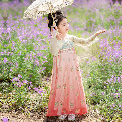 【团购】【苏城纪】汉服女童襦裙楚薇 商品图6