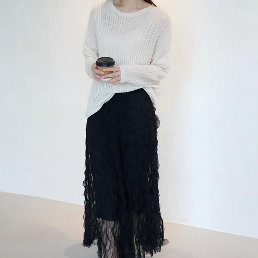 SUSX品牌2026新款波浪纱裙C1226999（下单3-7天发货） 商品图0