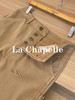 专柜实拍【全棉工装牛仔】拉夏贝尔/La Chapelle宽松复古高腰单扣裤袢工装风直筒牛仔裤美式做旧伐木裤 商品缩略图4
