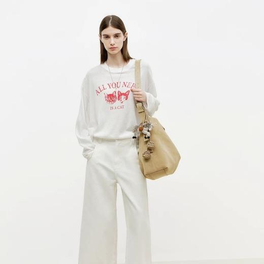 TRIUUCHU  高知印花麻感棉T 6026 日常百搭 慵懒感满满 商品图10