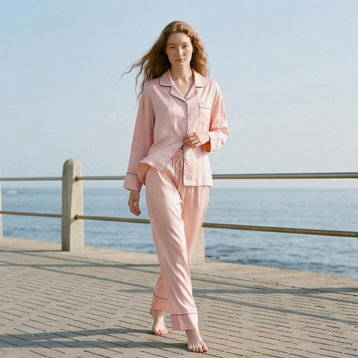 NJP/NOT JUST PAJAMA  天丝棉睡衣家居服套装四季可穿NJP084 商品图10