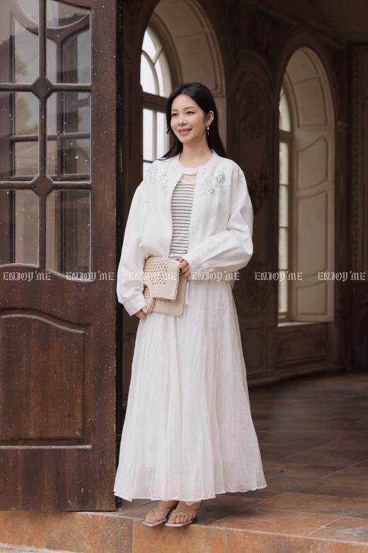 【门店同款】ENJOY夏季褶皱轻纱长半裙 170747140 商品图10