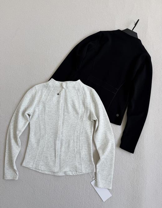 露露 套装新款运动套装跑步女士外穿卫衣卫裤显瘦立领开衫 商品图0