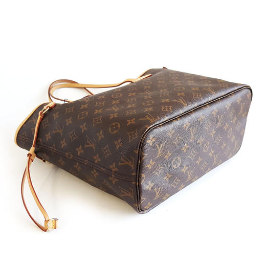 【95新】LV路易威登M46975中号老花NF新款米色内里刺绣边neverfull购物袋单肩包女士300326AK11 商品图6