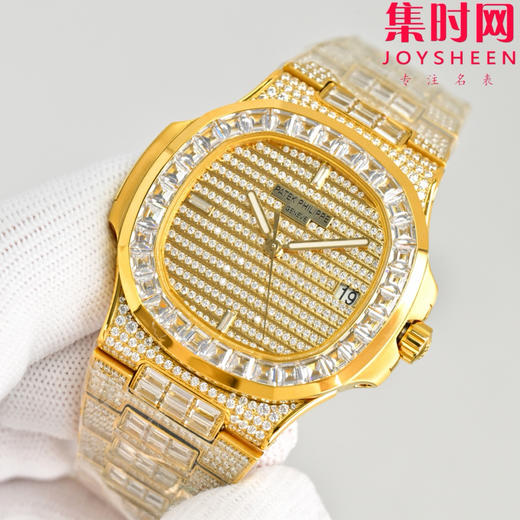 PDF百达翡丽 鹦鹉螺满天星5719系列 满钻鹦鹉螺 男士腕表 Nautilus 5719系列奢华满钻腕表 商品图2