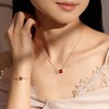 【蝴蝶四叶】纯银蝴蝶四叶草红玛瑙手链【JHY-A000066M-W】 商品缩略图2