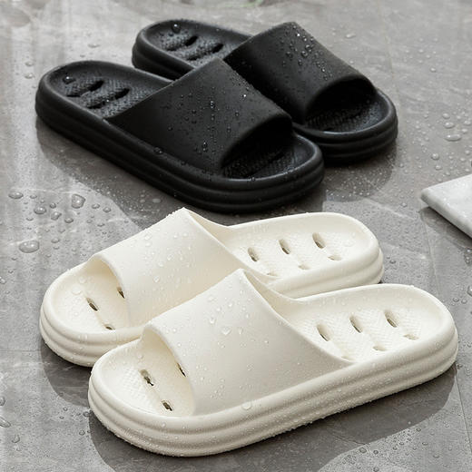 29.9元抢2双！eva拖鞋防滑防臭家居室内洗澡拖鞋女夏季酒店镂空浴室漏水拖鞋男 商品图7