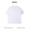 SDSA男装2026新款高贵轻奢美式简约小刺绣字母圆领短袖T恤百搭潮 商品缩略图4
