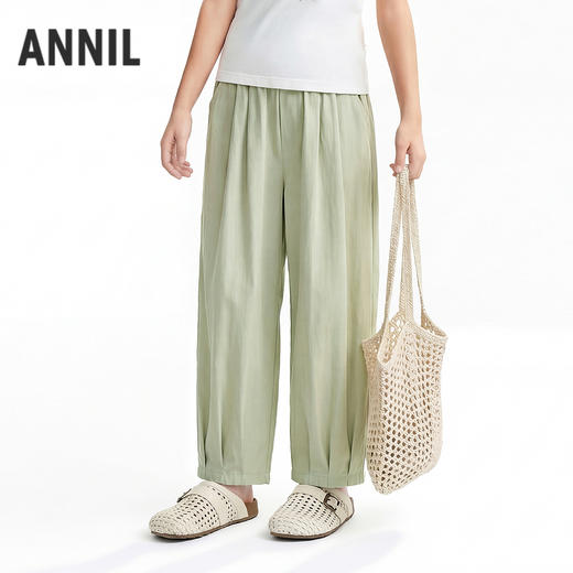 女童梭织单裤夏季新款安奈儿童装EG626810 商品图2