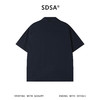 SDSA男装2026新款轻奢简约亲肤缝线半拉链立领短袖T恤百搭舒适 商品缩略图4