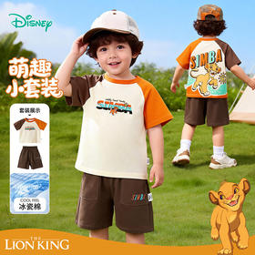 迪士尼男童夏季卡通短袖套装ZD2FT046