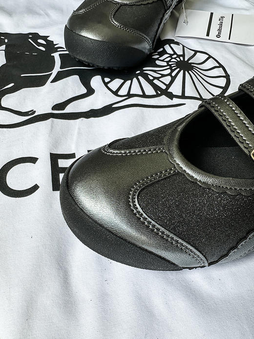 THS-无 鬼冢家  女士低调珠光银闪露背鞋 女士玛丽珍  BZ1284 商品图4