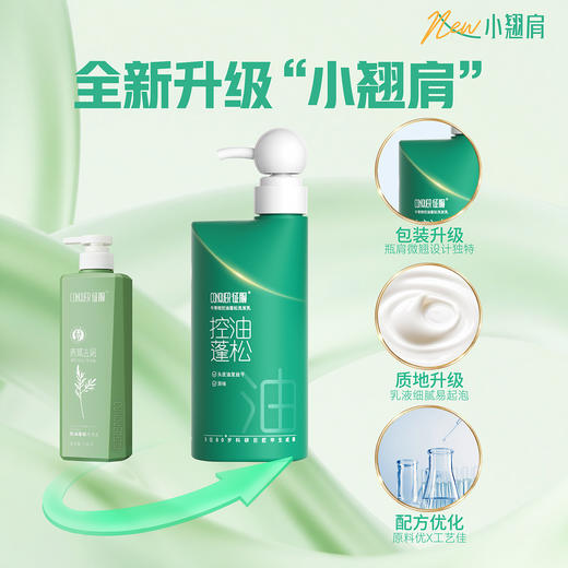 第3代新升级！2026新款 征服青蒿止痒洗发水小翘肩系列，生姜强韧、去屑净爽、控油蓬松、滋养柔顺系列洗发乳 商品图6
