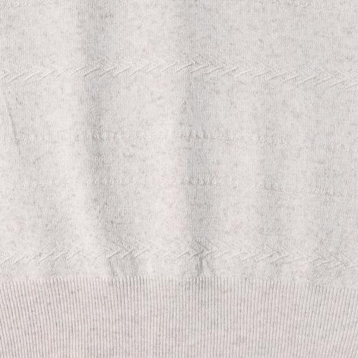 SDSA男装2026新款高贵轻奢波浪纹提花亨利领宽松针织短袖 商品图3