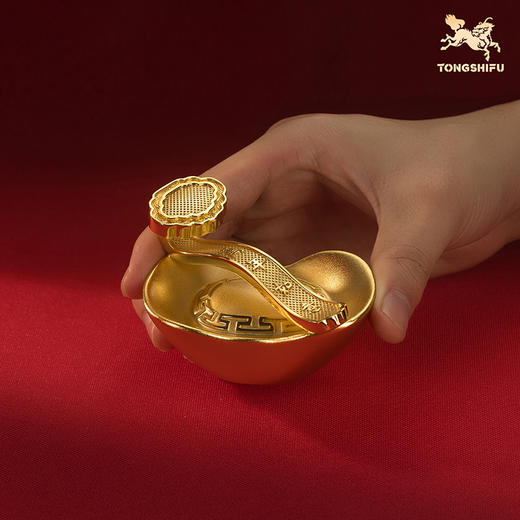 铜师傅《一锭如意》上新了故宫联名 元宝如意摆件家居开业礼品 商品图4