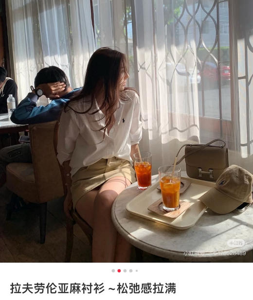 原单𝐑𝐚𝐥𝐩𝐡拉夫进口亚麻衬衫➕短裤040104 商品图0