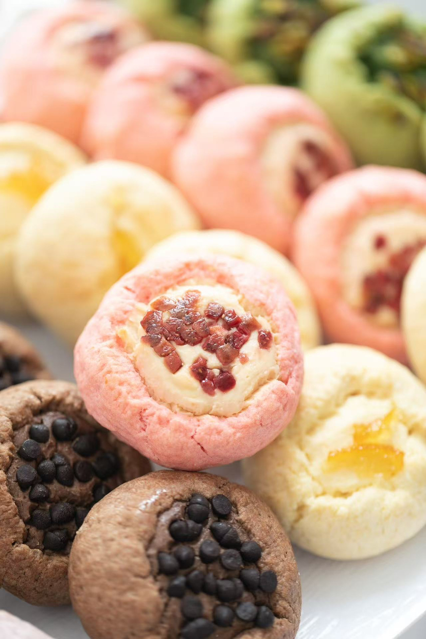 不一样的冻啃饼乳酪司康（多肉草莓）