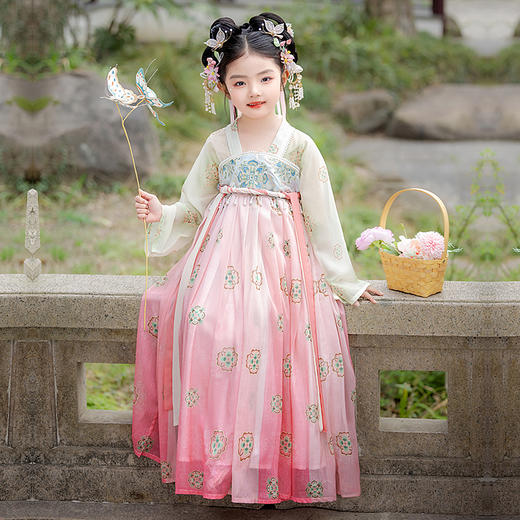 【团购】【苏城纪】汉服女童襦裙楚薇 商品图5