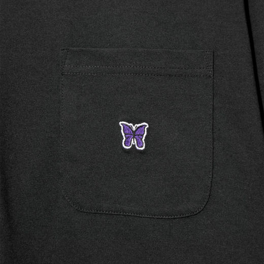 Needles S/S Crew Neck Tee - Poly Jersey 蝴蝶刺绣圆领短袖T恤 商品图1