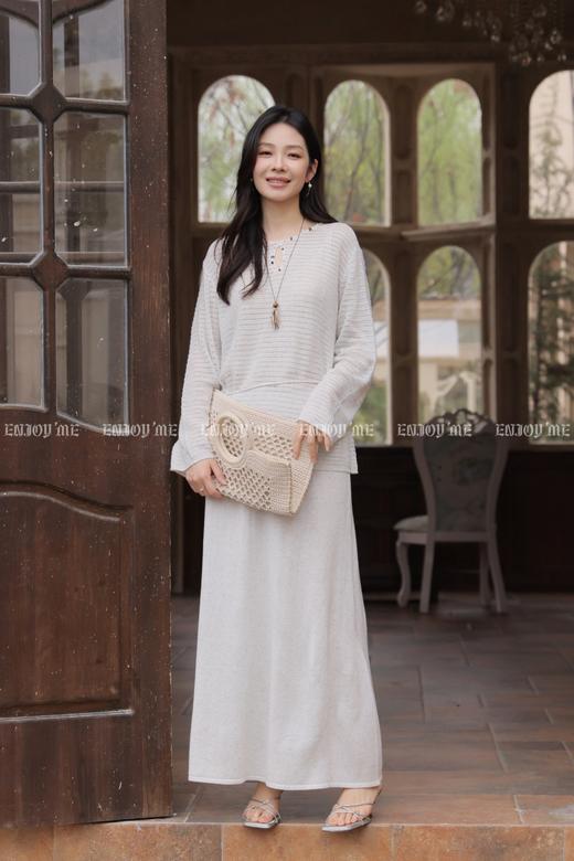 【门店同款】ENJOY夏季系带镂空针织套装 170747107 商品图1