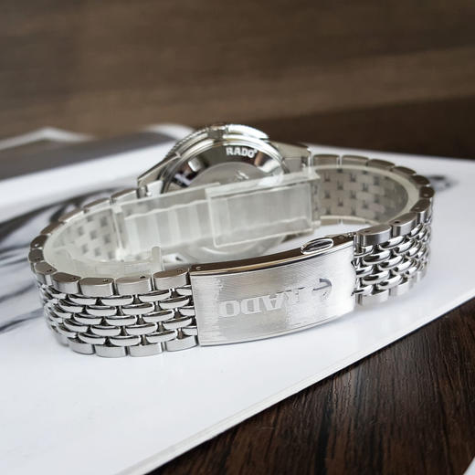 【95新】RADO 雷达R32500708自动机械机芯日期显示37MM（女款）库克船长系列精钢260326NJS08 商品图6