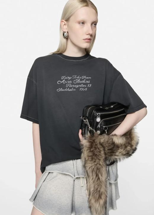 又顶又好看，字母复古tee。首尔氛围感街拍高颜出片大t恤E040860 商品图7