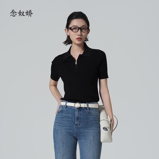 【商场同款】CNK6413 “ 显瘦POLO衫 ” 弹性适中 好穿显瘦 舒适透气 商品图4