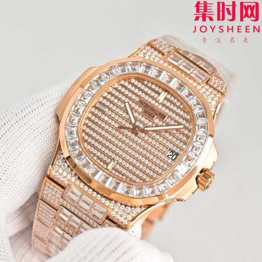 PDF百达翡丽 鹦鹉螺满天星5719系列 满钻鹦鹉螺 男士腕表 Nautilus 5719系列奢华满钻腕表 商品图2