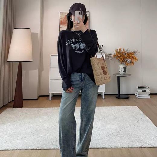 TRIUUCHU  高知印花麻感棉T 6026 日常百搭 慵懒感满满 商品图5