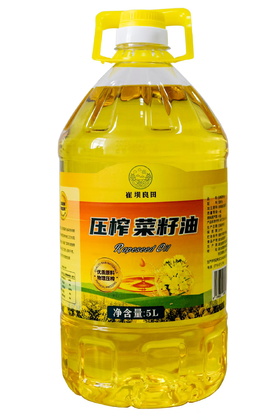 金硒 压榨一级菜籽油 5L