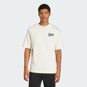 Adidas阿迪达斯PANDA CHILL HOOP T-SHIRT 纯棉运动休闲宽松短袖T恤KB4853
