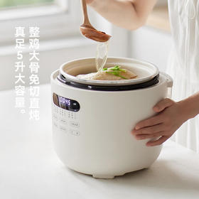 【新品小家电】中国olayks.立时5L电压力锅品质款（陶白）OLK-501D DYLG00503