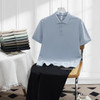 超导无痕珠地男女同款吸湿透气轻盈时尚日常通勤短袖翻领polo衫   HLS-GF81017# 商品缩略图2