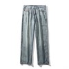 【lyyk-Z3015】男子百搭刺绣水洗舒适直筒浅色牛仔长裤！！ 商品缩略图1
