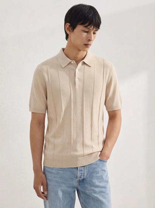 「4款可选」87.7%埃及棉12.3%桑蚕丝16针工艺针织衫 商品图0