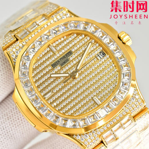 PDF百达翡丽 鹦鹉螺满天星5719系列 满钻鹦鹉螺 男士腕表 Nautilus 5719系列奢华满钻腕表 商品图3