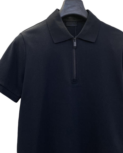 男款半拉链短袖polo衫he018 商品图2
