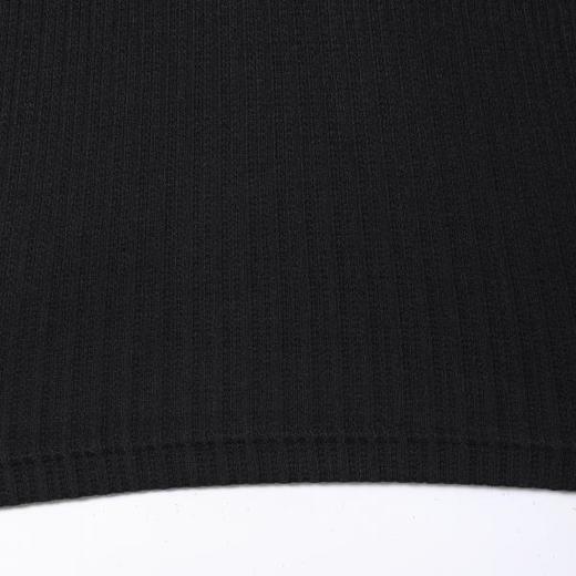 SDSA男装2026新款轻奢简约撞色拼接竖纹圆领短袖T恤百搭宽松上衣 商品图3