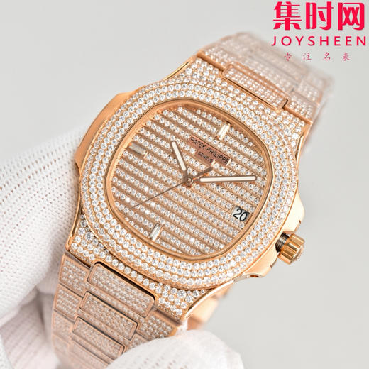 PDF百达翡丽 鹦鹉螺满天星5719系列 满钻鹦鹉螺 男士腕表 Nautilus 5719系列奢华满钻腕表 商品图2