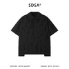 SDSA男装2026新款高贵轻奢潮牌磨破磨毛设计翻领短袖衬衫百搭舒适 商品缩略图0