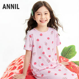 女童睡裙夏季新款安奈儿童装JG627791