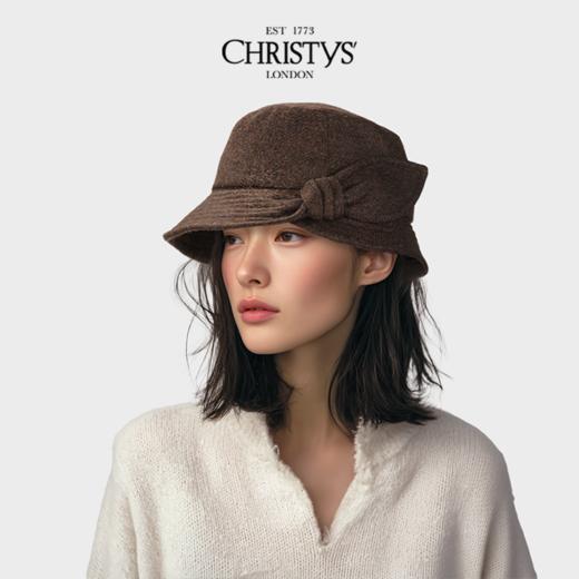 【英国王室御用品牌】Christys英伦复古初剪羊毛蝴蝶结渔夫帽 商品图2