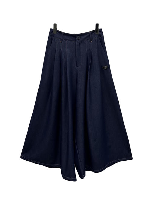 女款高腰阔腿裙裤la020 商品图0