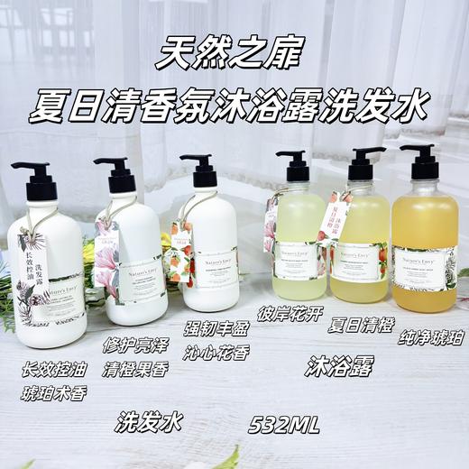 天然之扉香氛系列长效控油洗发露沐浴露丰盈蓬松强韧 商品图5