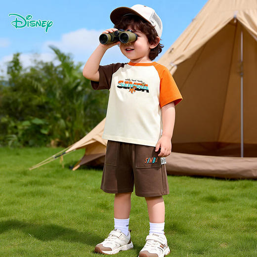 迪士尼男童夏季卡通短袖套装ZD2FT046 商品图2