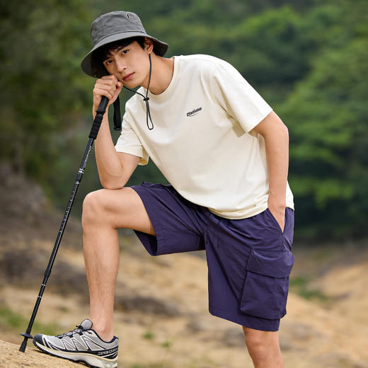 【任选两件69.9元 单拍不发】Schenvega情侣多巴胺色系防晒短裤A87-DQC2 商品图3