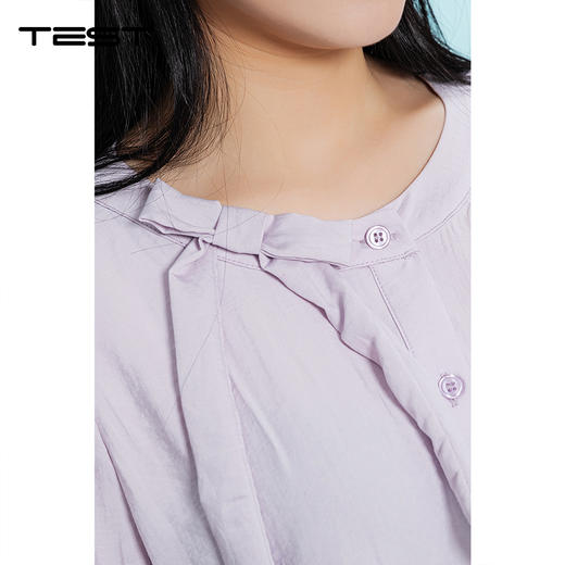 夏上新薄款系带温柔风法式宽松防晒小衫1262027 商品图2